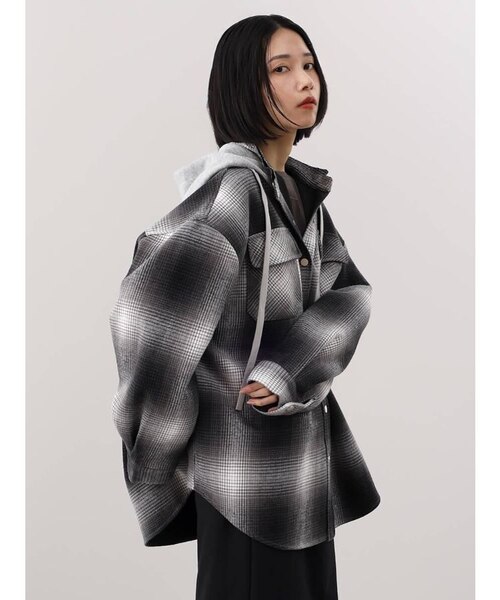 パイピングフードアウター｜メドックの通販｜&mall（アンドモール