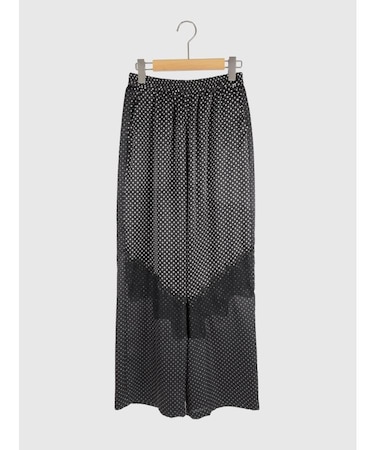 ドットレースデザインパンツ