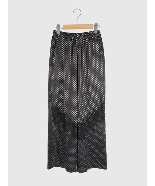 ドットレースデザインパンツ