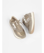 メタリックローカットスニーカー