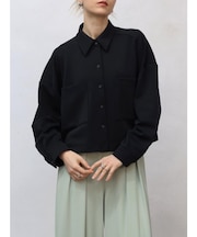 ボンディングクロップドシャツ