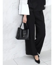 スクエアバックルハンドバッグ