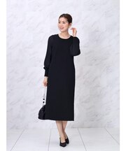 シアースリーブIラインワンピース