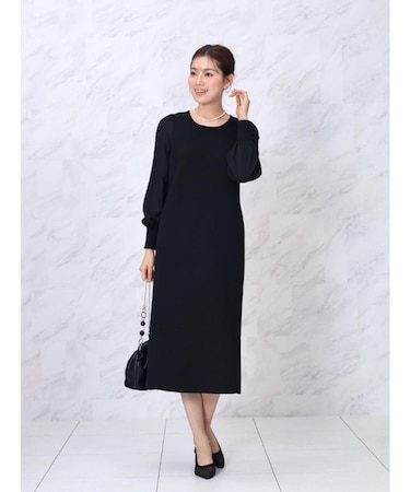 シアースリーブIラインワンピース