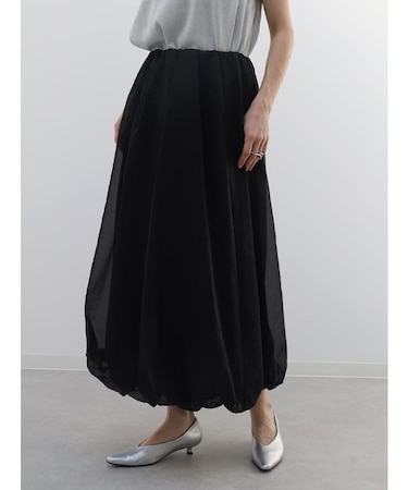 エアオーガンジーバルーンスカート