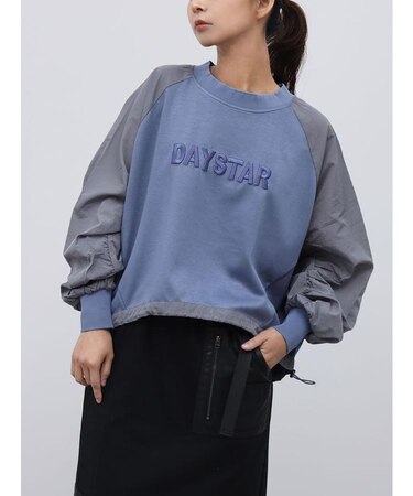 MA-1ライクシアースリーブプルオーバー