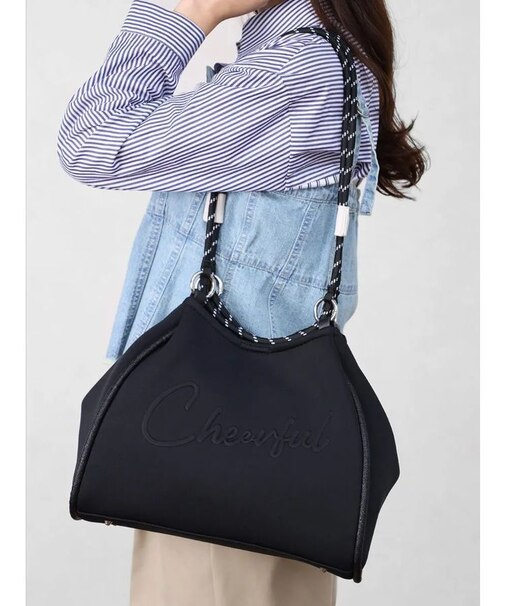 “Cheerful”ネオプレン2wayハンドルトート