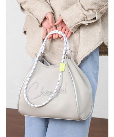 “Cheerful”ネオプレン2wayハンドルトート