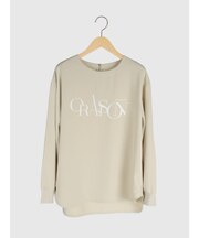 バックファスナーフロッキーロゴトップス