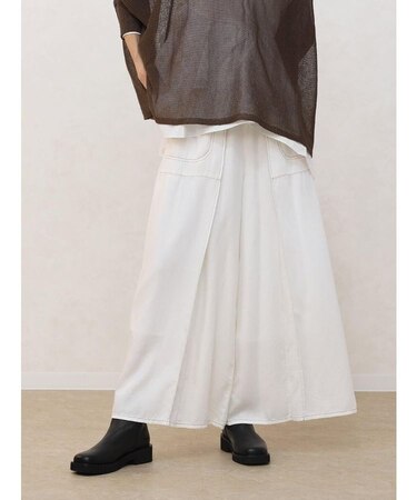 テンセルワイドパンツ
