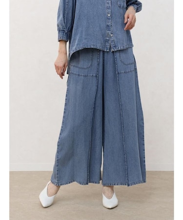 テンセルワイドパンツ