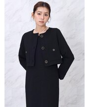 ショート丈ニットカーディガン