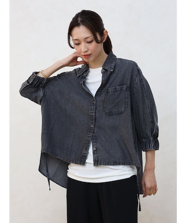 テンセルドロストシャツ