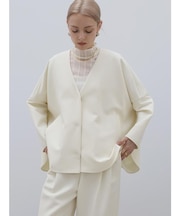 ノーカラードルマンスリーブジャケット