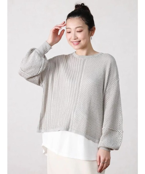 レイヤード風ドッキングラメニット