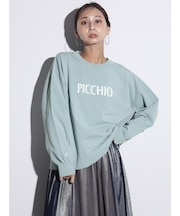 パイル刺繍ニットプルオーバー