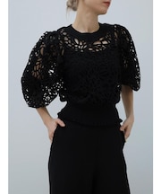 ケミカルレースクルーネックPO