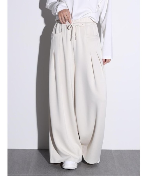 ライトダンボールワイドパンツ