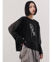 シアーロングスリーブ箔ロゴPO