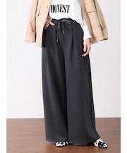 タックデザインスウェットパンツ