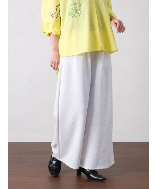 タックデザインスウェットパンツ