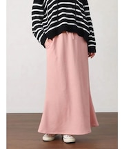 セミフレアスウェットスカート