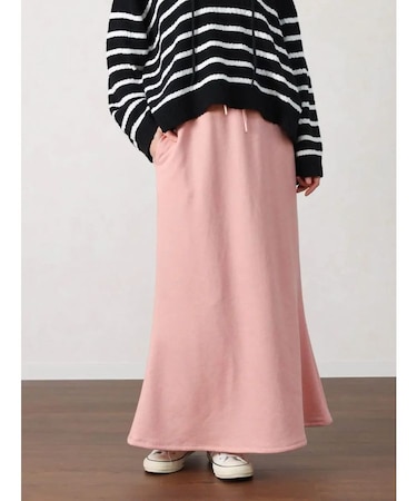 セミフレアスウェットスカート