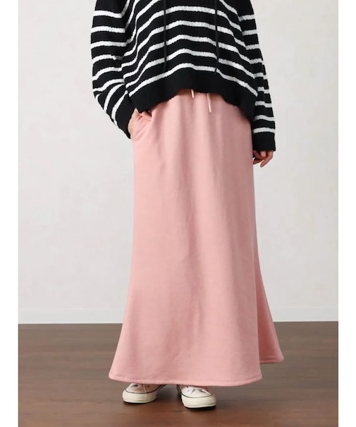 セミフレアスウェットスカート