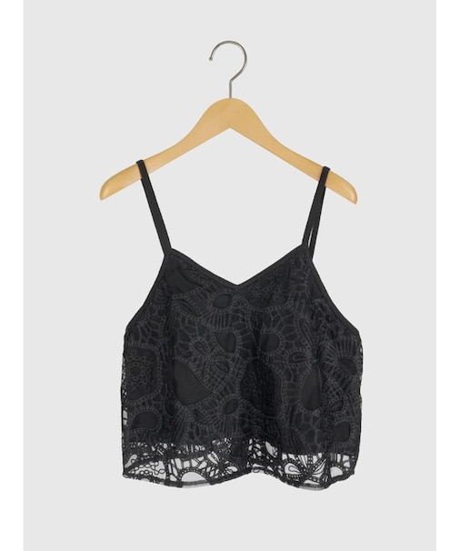 刺繍レースビスチェ