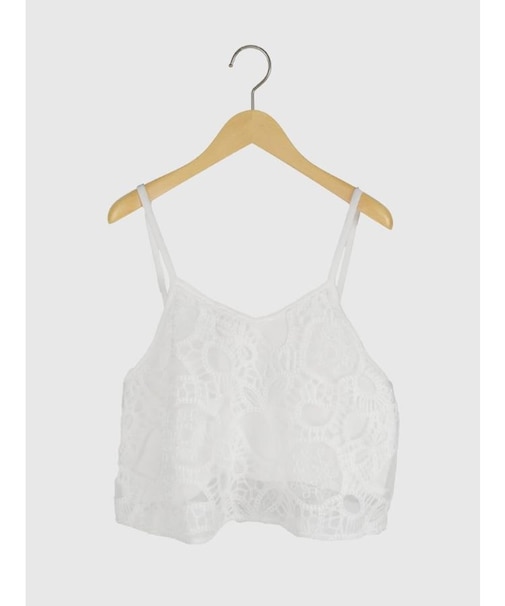 刺繍レースビスチェ