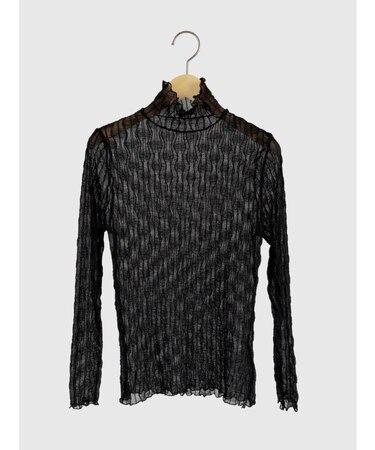 メロウハイネックシアートップス