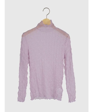 メロウハイネックシアートップス