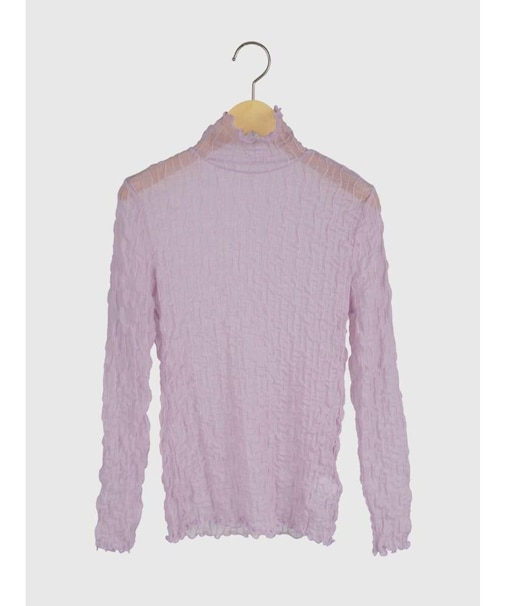 メロウハイネックシアートップス