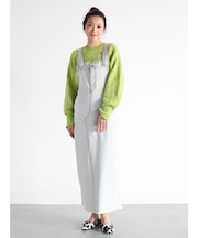 コクーンデニムジャンパースカート