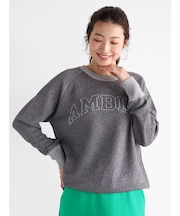 ラメニットロゴプルオーバー