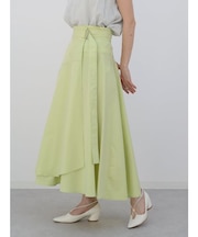 ラップフレアスカート