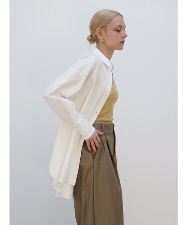 コットンタフタオーバーシャツ