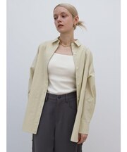 コットンタフタオーバーシャツ