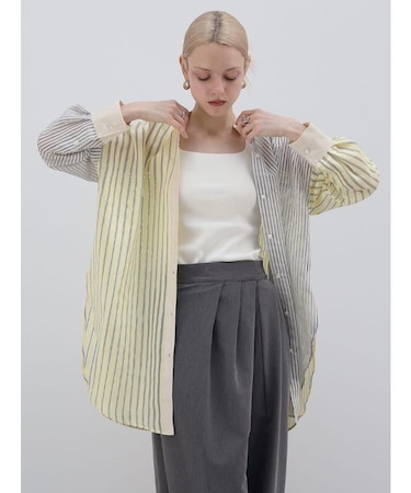 アーカービビットストライプデザインシャツ