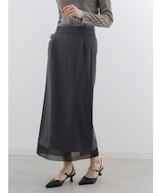 シャンブレービエラシアードッキングナロースカート