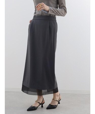 シャンブレービエラシアードッキングナロースカート