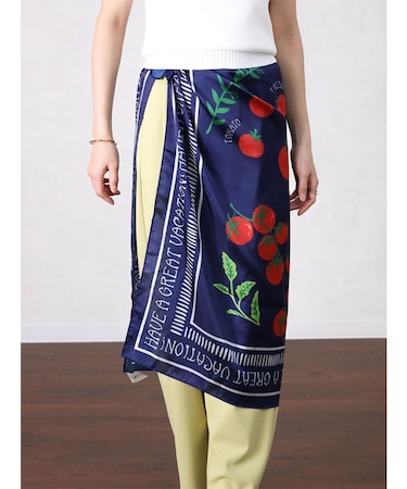 “HAVE A GREAT VACATION”大判スカーフ