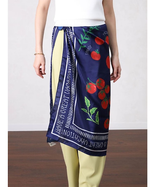 “HAVE A GREAT VACATION”大判スカーフ