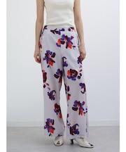 フラワーペイントパンツ