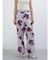 フラワーペイントパンツ