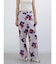 フラワーペイントパンツ