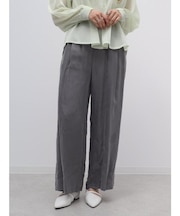 フィブリルキュプラレーヨンワイドパンツ