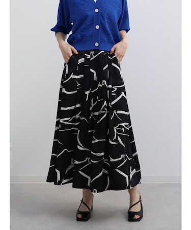 アートプリントスカート