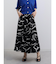アートプリントスカート