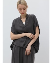 フィブリルキュプラレーヨンブラウス